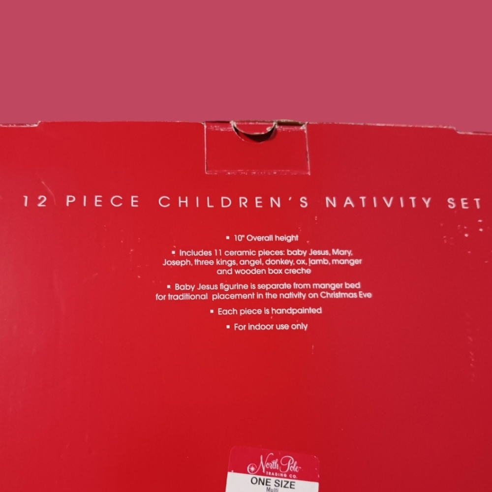 Jc.penney home 12 pcs children nativity set - Picture 9 of 11